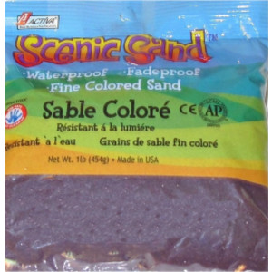 Scenic Sand&trade; Craft Colored Sand, Purple, 1lb (454g) Bag
