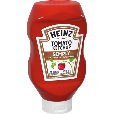 Heinz Simply Tomato Ketchup No Artificial Sweeteners, 31 oz Bottle