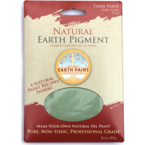 Earth & Mineral Pigment, Terre Verte, 3 oz