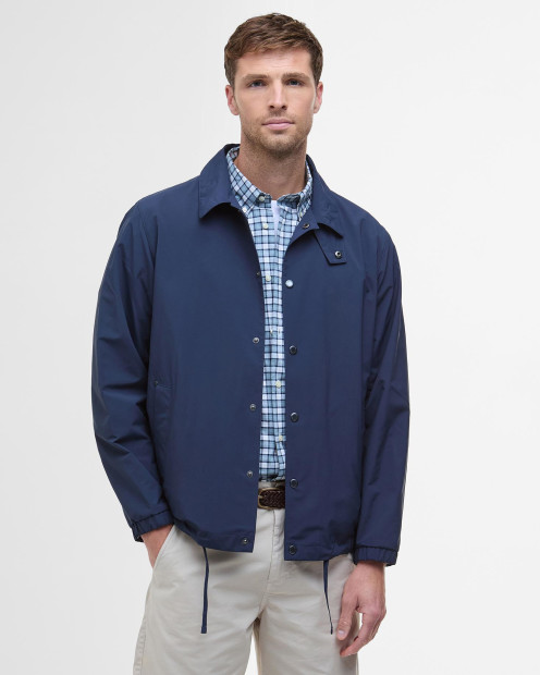 Lightweight Casual Coach Jacket Classic Navy