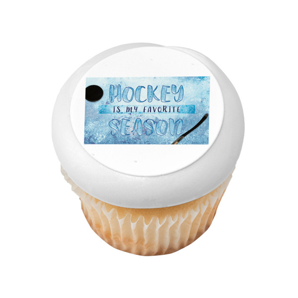 Hockey is My Favorite Season PhotoCake® Edible Image®