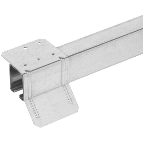 Galvanized Top Mounted Box Rail Flashing Brackets 20' Box Rail w
