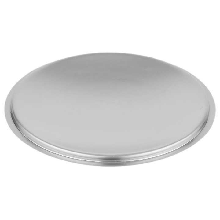 11 3/16-inch Wear-Ever® domed aluminum cover with satin finish and dipped handle