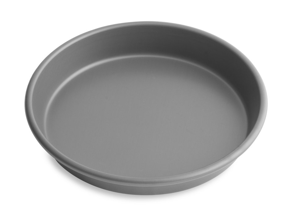 10" Solid Tapered Deep Dish Pizza Pan with Hard Coat Anodized Finish