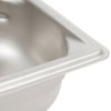 Sixth-size 2 ½-inch-deep Super Pan 3® stainless steel steam table pan