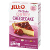 Jell-O No Bake Cherry Cheesecake Dessert w/ Cherry Topping, Filling Mix & Crust Mix, 17.8 oz Box