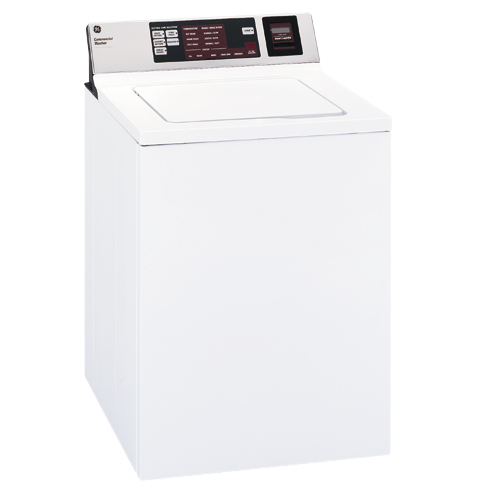 GE® Extra-Large 2.7 cu. ft. Capacity Commercial BridgePoint Smart Card Washer