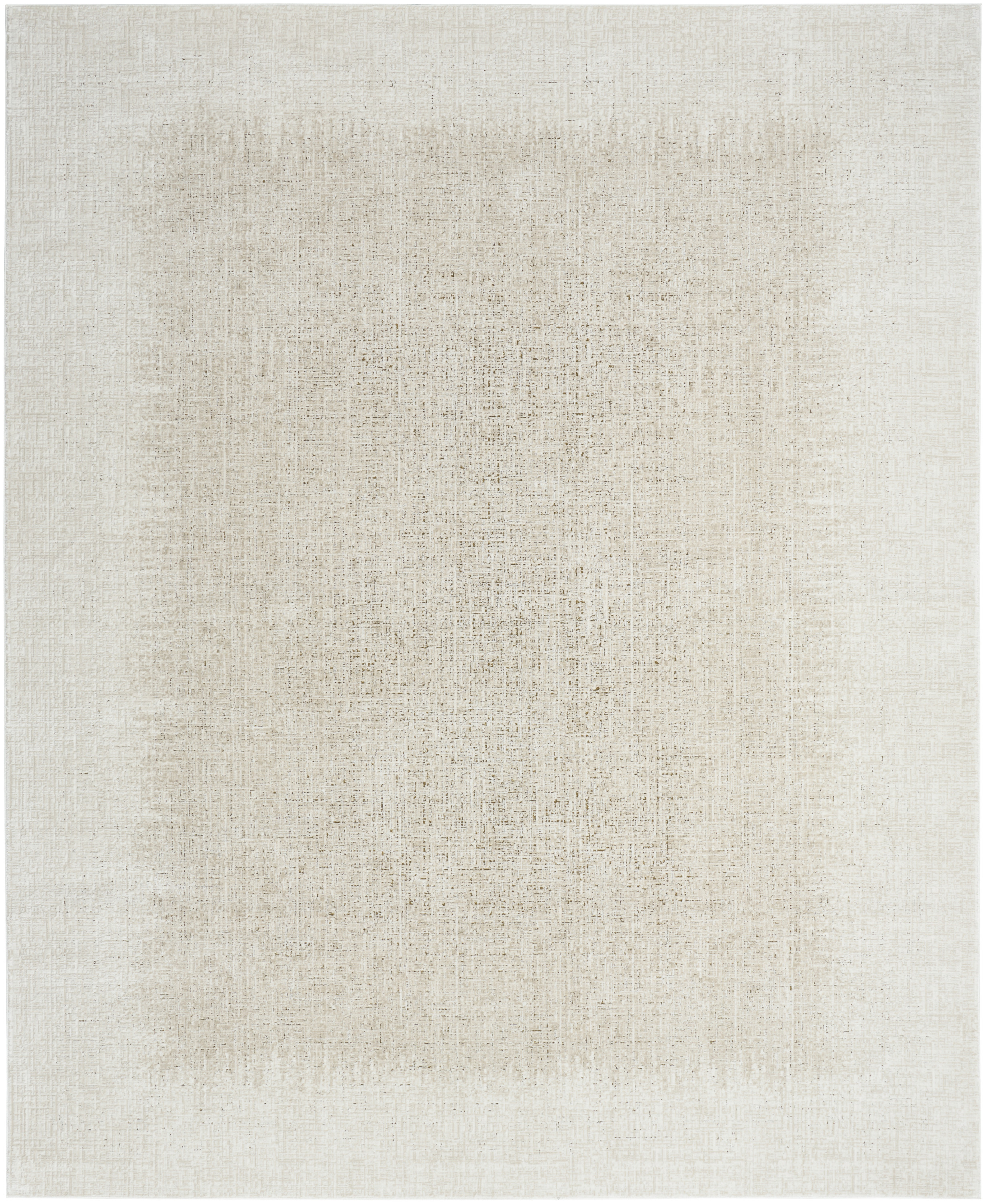 DKNY Grand Street 7'10" x 9'10" Ivory Beige Modern Indoor Rug