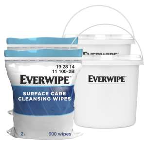 Tork, Everwipe® Surface Care Wet Wipe Jumbo Rolls & Buckets ,  900 Wipes/Container, 2 Containers/Case