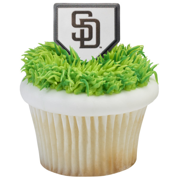 MLB® Home Plate Team Logo Cupcake Rings