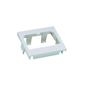 Mini-Com® Flat 1/2 Size, Two Module Space, Off White