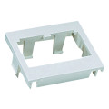 Mini-Com® Flat 1/2 Size, Two Module Space, Off White