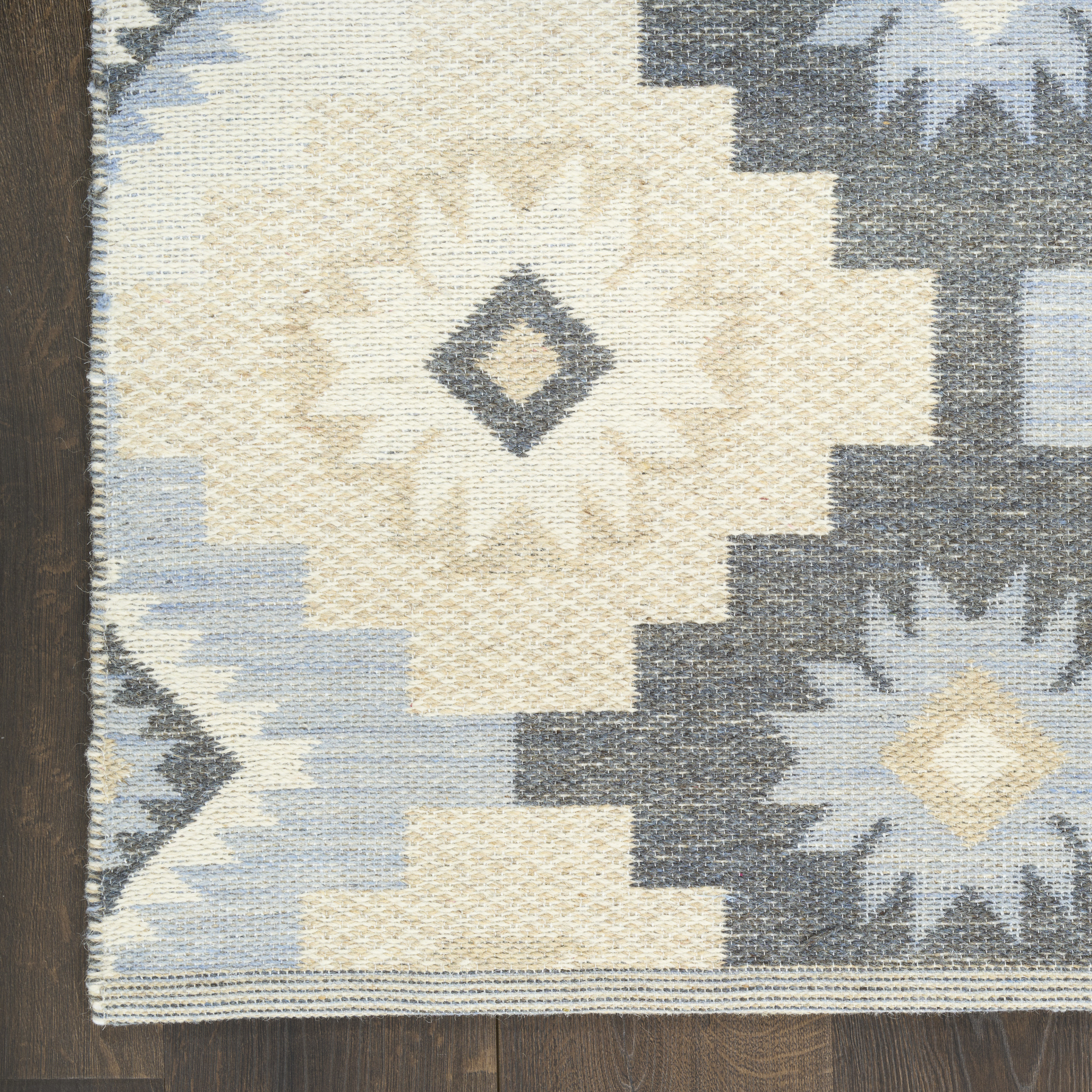 Nourison Copenhagen 8' x 10' Ivory Navy Modern Indoor Rug