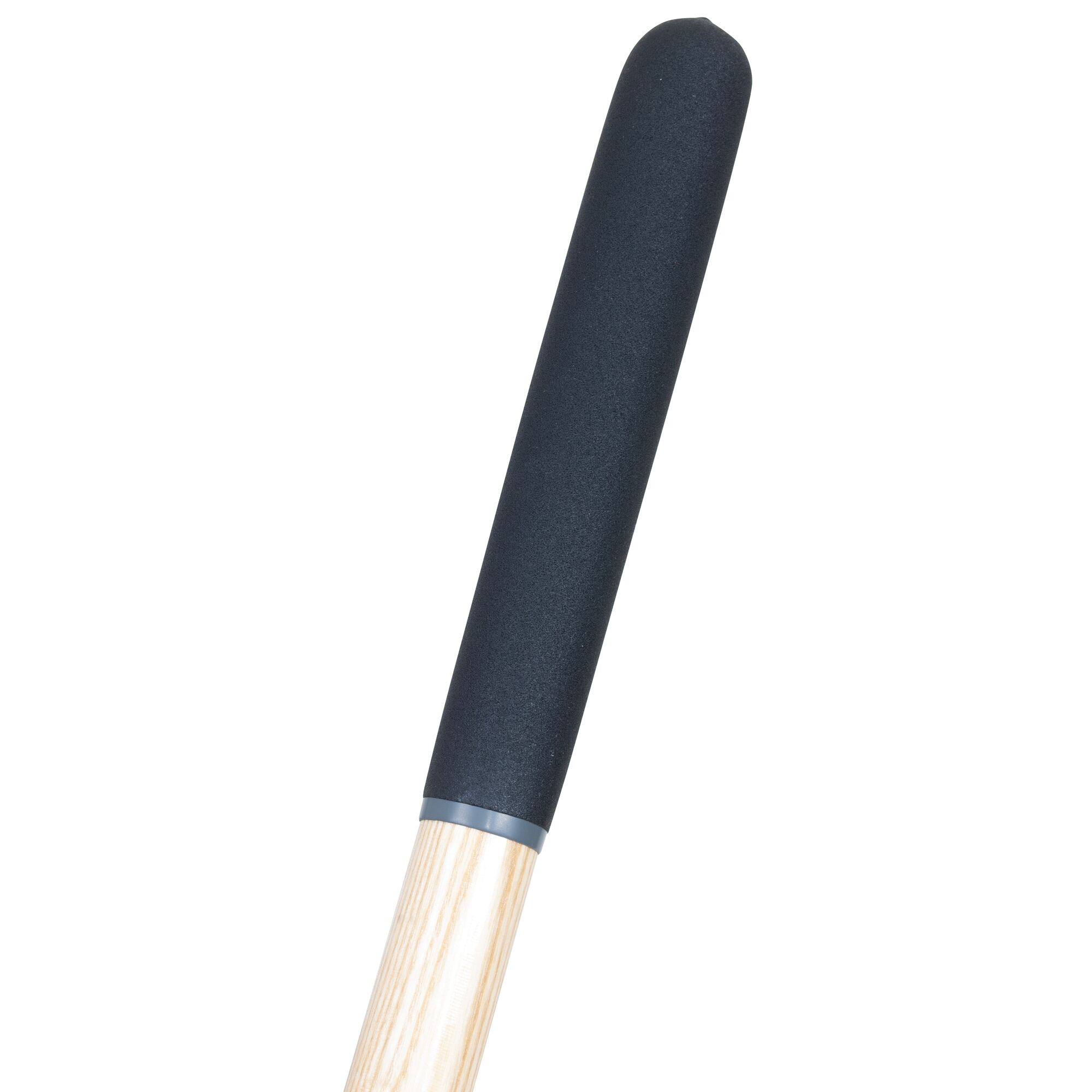 Comfortable grip feature of a 16 inch wood handle drain spade.