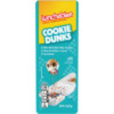 Lunchables Cookie Dunks Snack Mini Chocolate Chip Cookies, Marshmallow Creme Sprinkles, 1.95 oz Tray