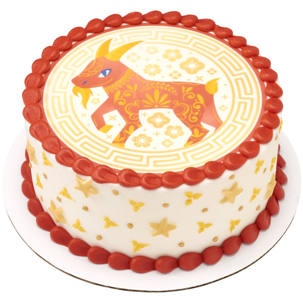 Year of the Goat PhotoCake® Edible Image®