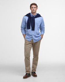Nelson Regular Long-Sleeved Shirt Classic Blue