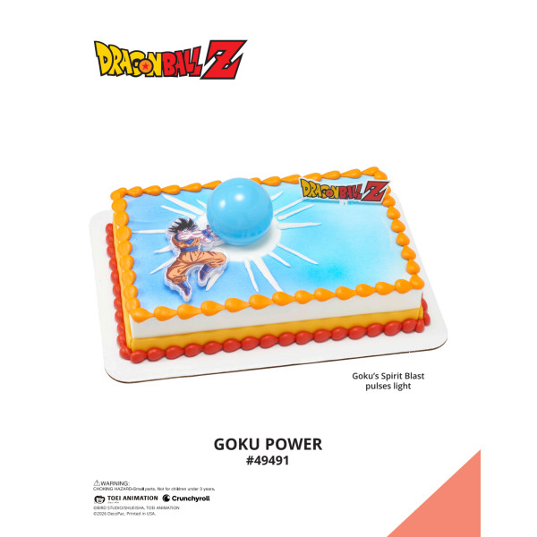 Dragon Ball Z Goku Power The Magic of Cakes® Icing Only Page
