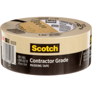 Contractor Grade Masking Tape, 1.88 in x 60.1 yd (48mm x 55m), 1 Roll