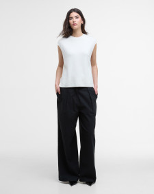 Gilet in maglia Lana Off White