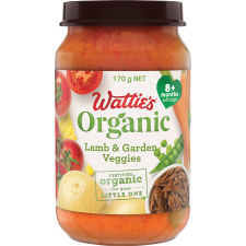 Wattie's® Organic Lamb & Garden Veggies 170g 8+ months