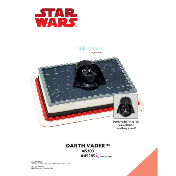 STAR WARS™ Darth Vader™ The Magic of Cakes® PhotoCake® Enhanced Background Page