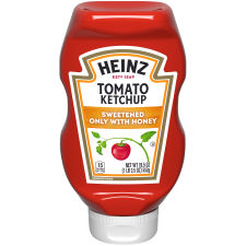 Heinz Tomato Ketchup Sweetened Only with Honey, 19.5 oz Bottle
