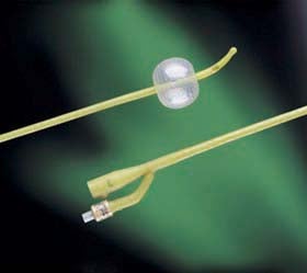 Bardex® IC Foley Catheter, 16 Fr., 5 cc, Coudé Tip