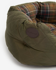 Quilted Dog Bed 24" Olive