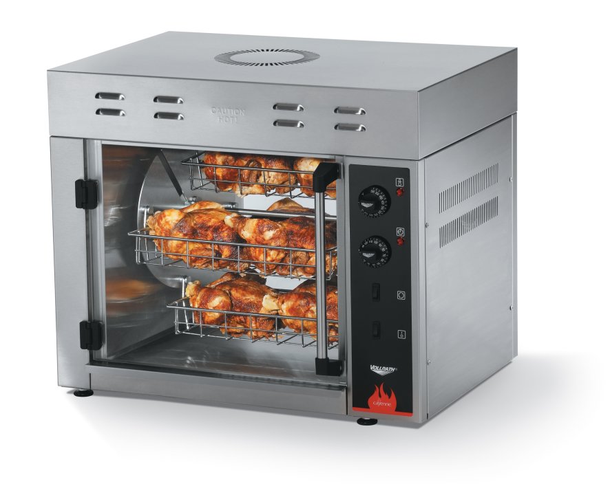 8-bird 220-volt Cayenne® countertop chicken rotisserie oven