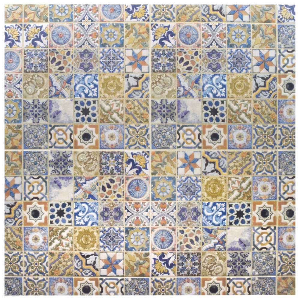 Avila Arenal Decor 12.5x12.5 Square Ceramic Floor and Wall Digital Pattern