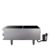 208- to 240-volt four-hob heavy-duty induction range with temperature control probe and programs