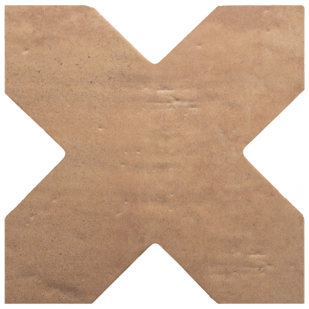 Argile Cross Cotto 7 in. x 7 in. Porcelain Floor and Wall Tile