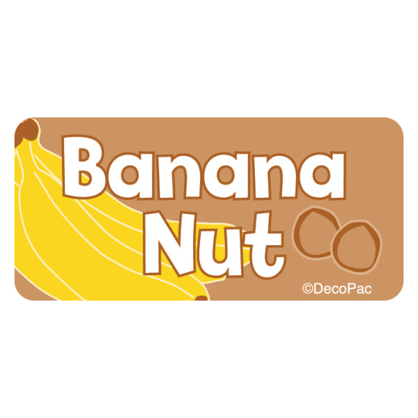 Banana Nut Promotional Label