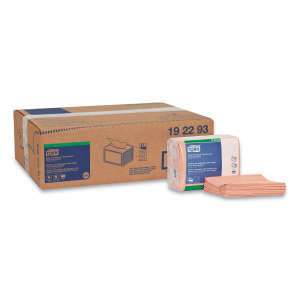 Tork, W8, Odor Resistant Z-Fold, 1 ply, 11.80"x14.80", Nonwoven Fabric, Food Service Wipers, Natural