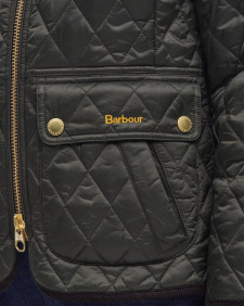 Beadnell Fitted Quilted Jacket Sage-Ancient