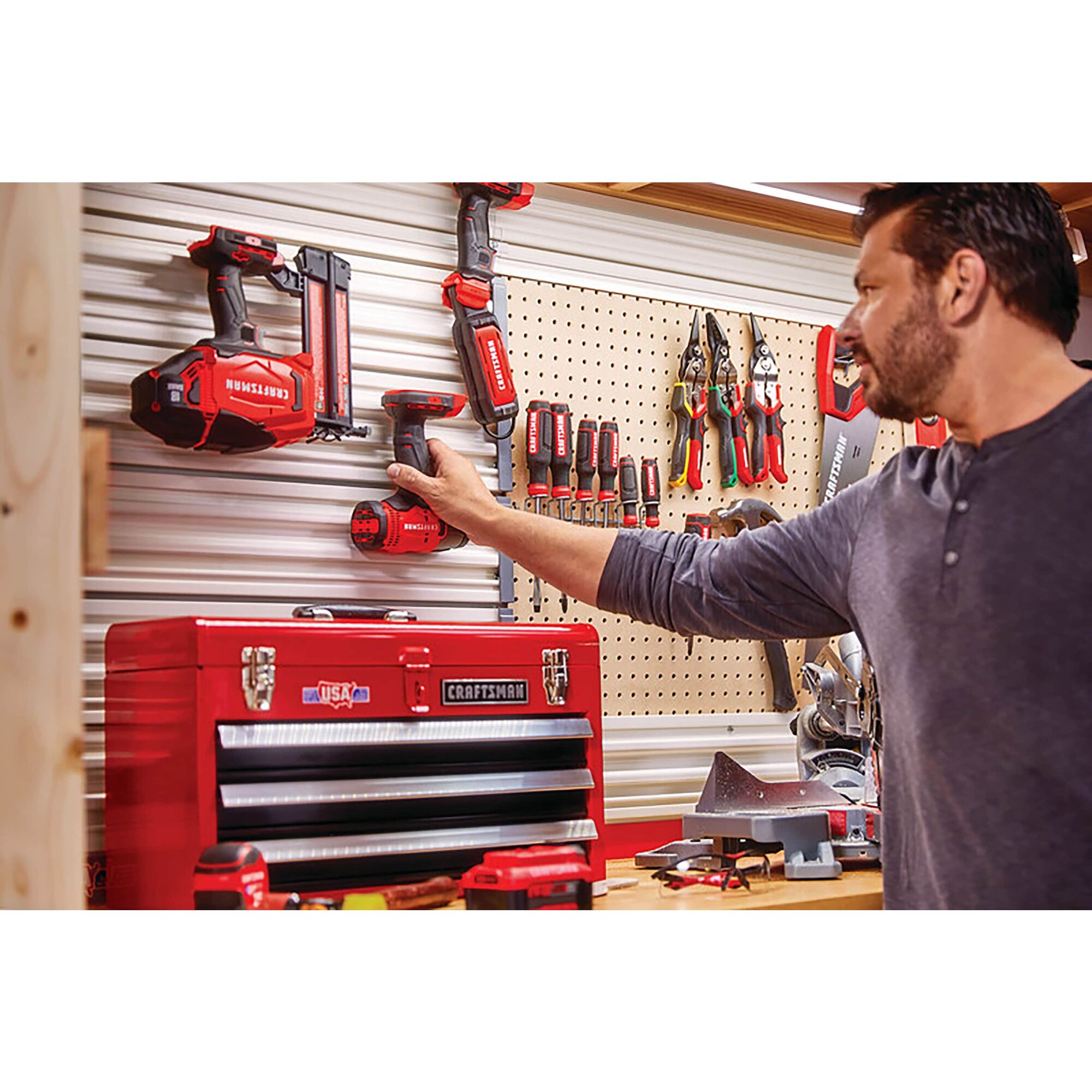 View of CRAFTSMAN Accessories: Metal Storage in lifestyle use