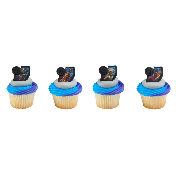 MARVEL Black Panther Streets of Wakanda Cupcake Rings