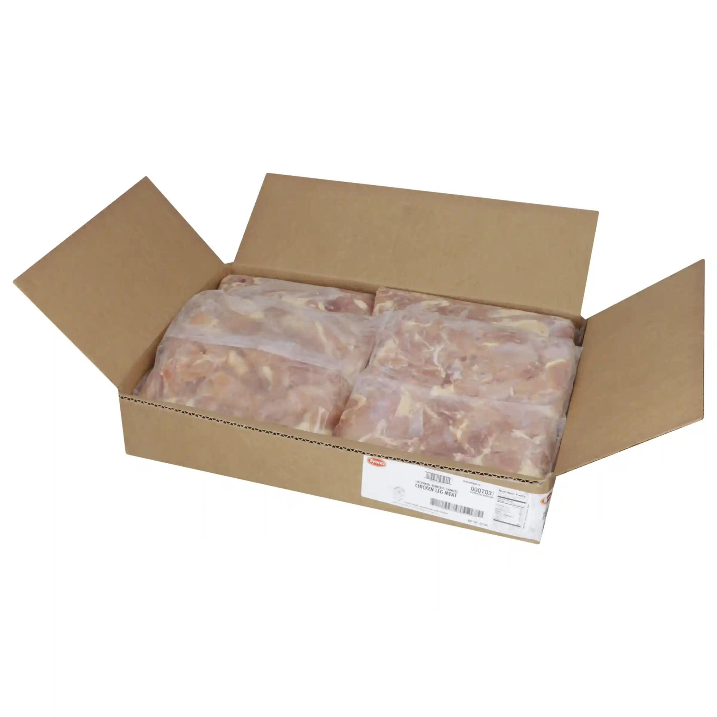 Tyson® Uncooked Boneless Skinless Chicken Leg Meat_image_3