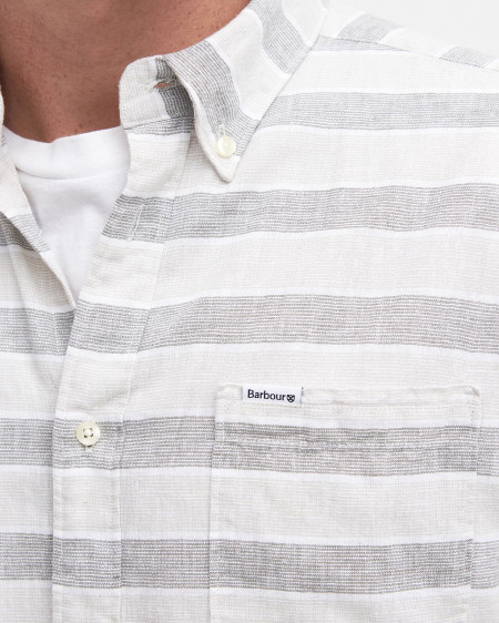 Somerby Striped Tailored Short-Sleeved Shirt