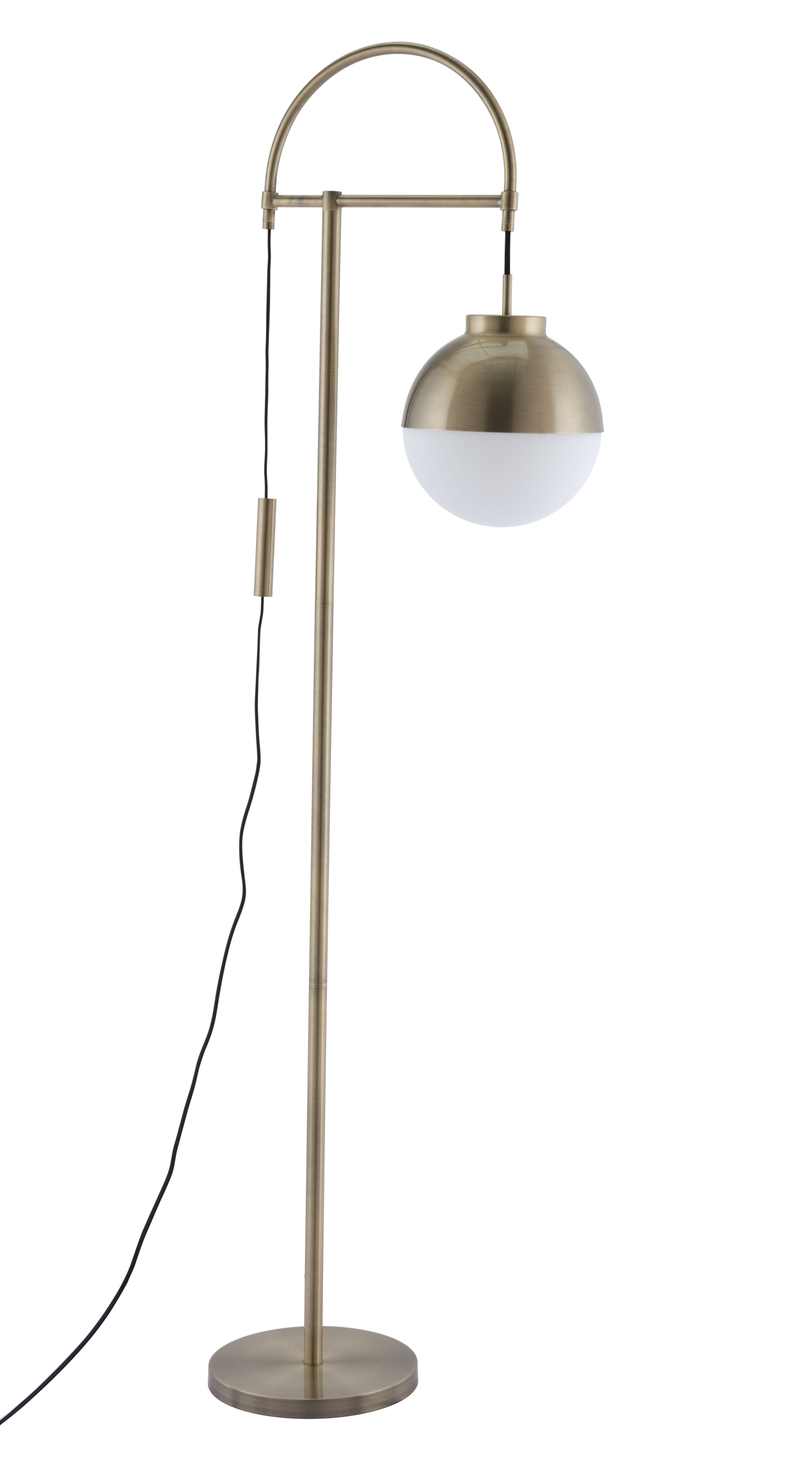 Waterloo Floor Lamp White & Bronze product image