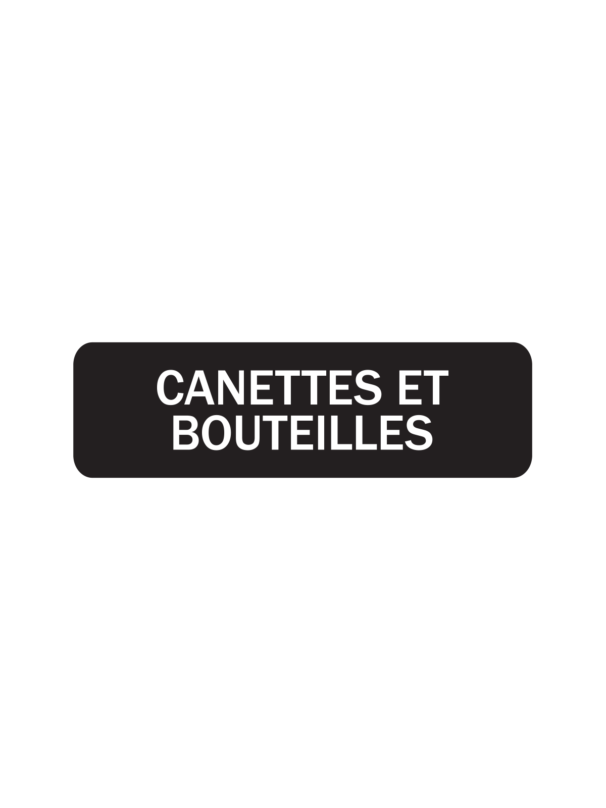 ARISTATA – Label – Canettes et Bouteilles – Black-White