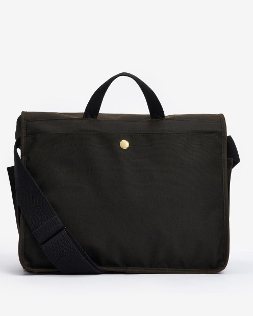 Borsa a tracolla Field in tessuto cerato 