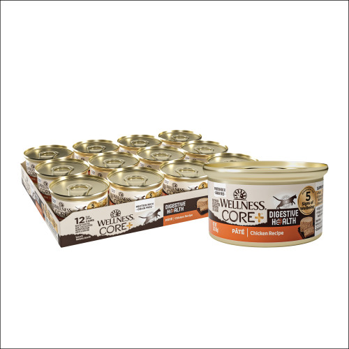Wellness CORE+ Digestive Health Chicken Front packaging