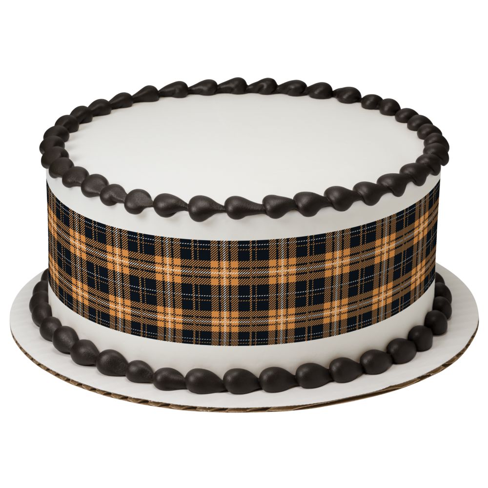Image Cake Black Plaid