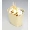 Rubbermaid Commercial, Fire Resistant, 7 gal, Resin, Beige, Rectangle, Receptacle