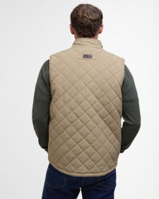 Fernwood Quilted Gilet Military Brown