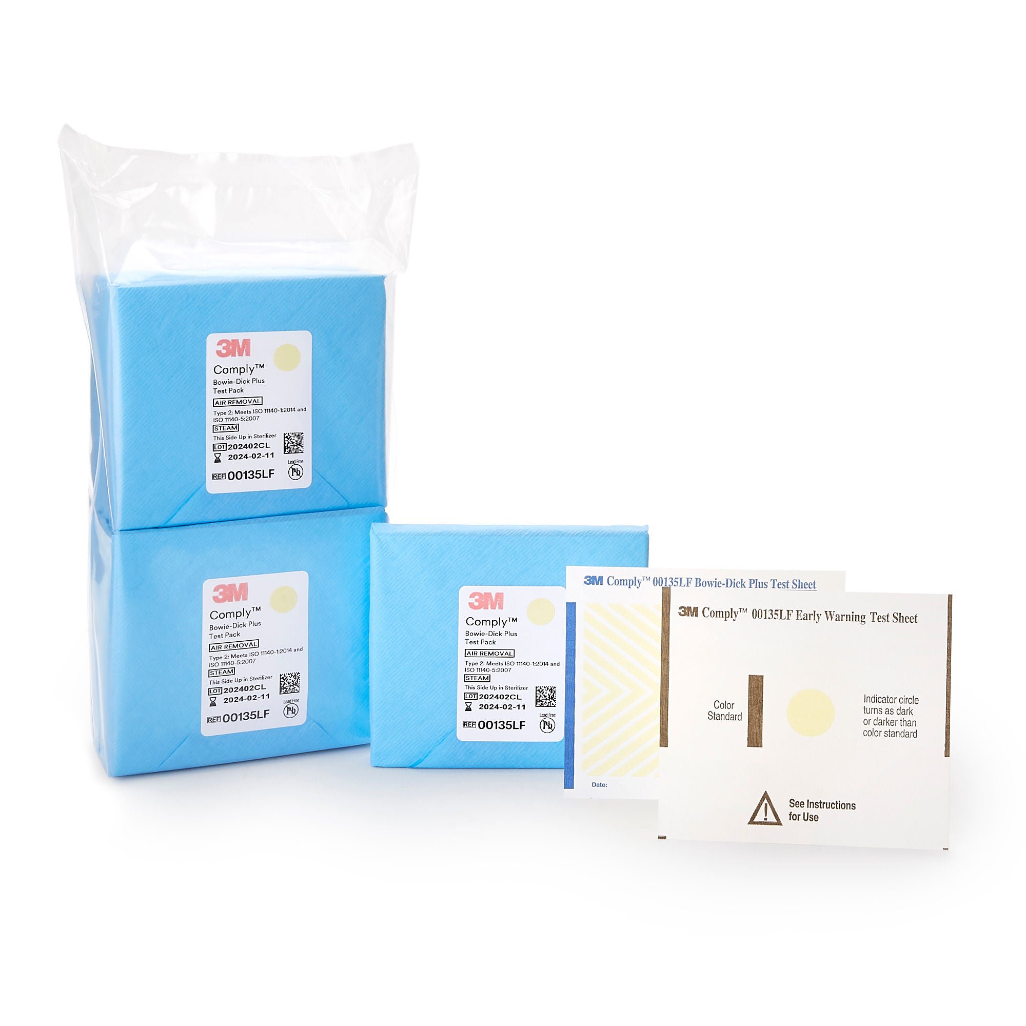 3M™ Comply™ Sterilization Bowie-Dick Plus Test Pack