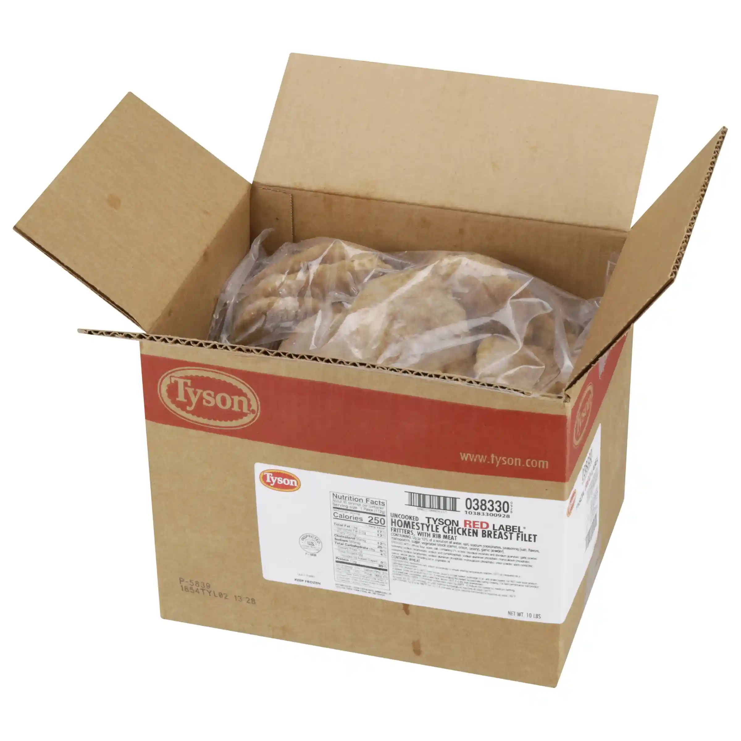 Tyson Red Label® Uncooked Homestyle Chicken Breast Filet Fritters, 4 oz._image_4