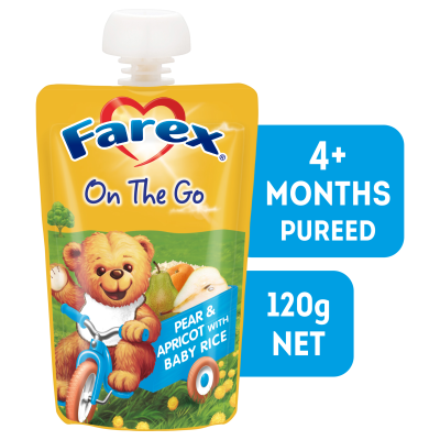  Farex® Pear & Apricot with Baby Rice 120g 4+ Months 